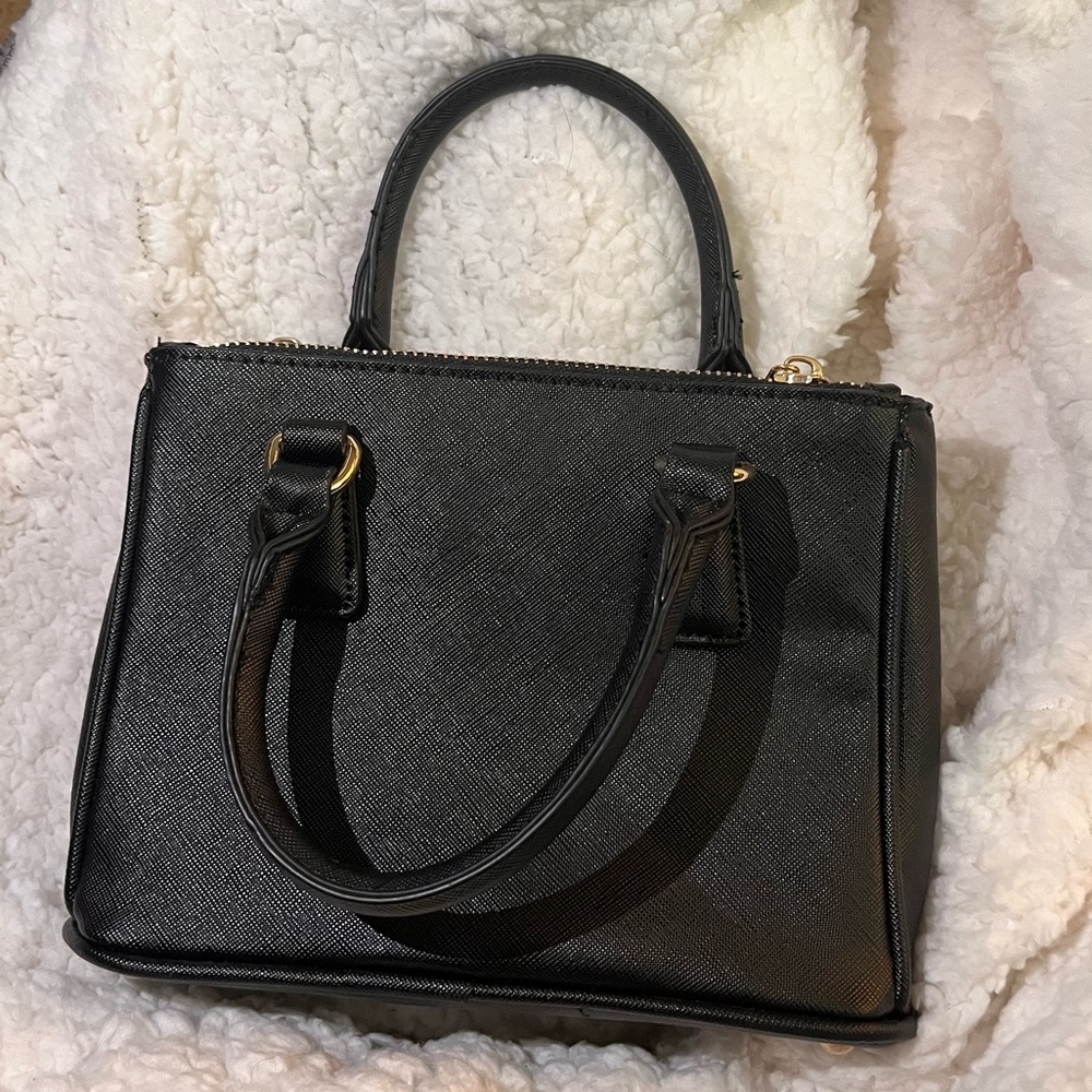 black mini bag